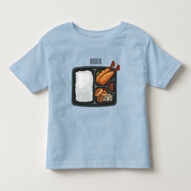 Camiseta Ilustração de desenho animado de Bento (Frente)