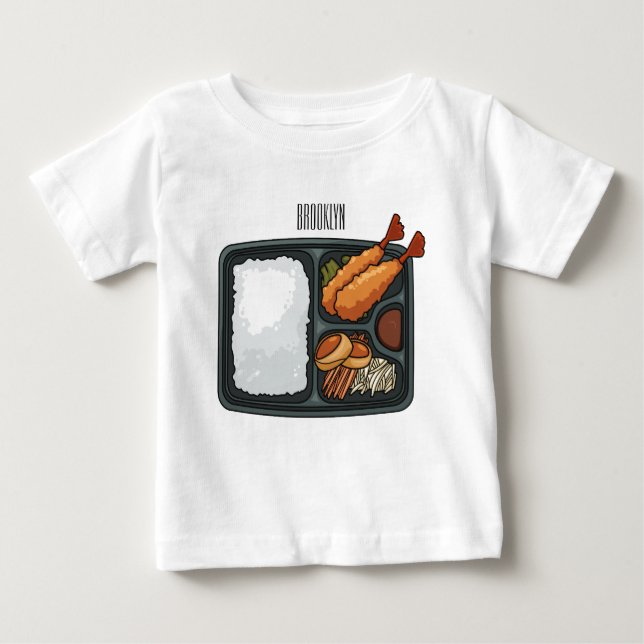 Camiseta Ilustração de desenho animado de Bento (Frente)