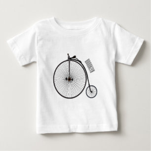 Camiseta Ilustração de desenho animado de bicicleta de alta