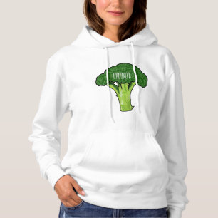 Camiseta Ilustração de desenho animado de brócolis