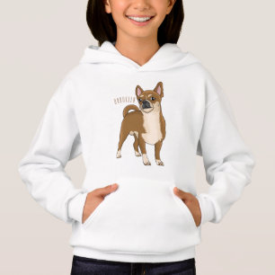 Camiseta ilustração de desenho animado de cachorro Chihuahu