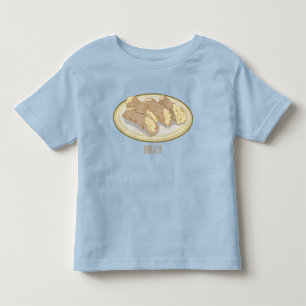Camiseta Ilustração de desenho animado de Cannoli