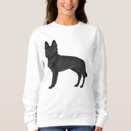 Camiseta Ilustração de desenho animado de cão pastor alemão