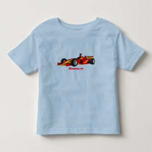 Camiseta Ilustração de desenho animado de carros de alta 