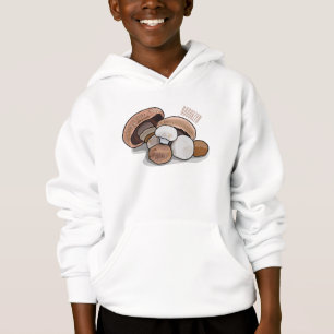 Camiseta Ilustração de desenho animado de cogumelo
