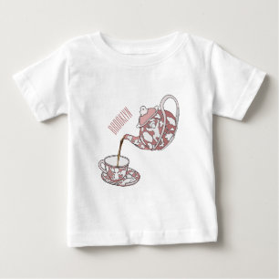 Camiseta Ilustração de desenho animado de configuração de g