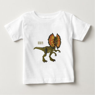 Camiseta Ilustração de desenho animado de Dilophosaurus