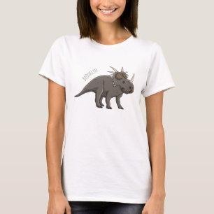 Camiseta Ilustração de desenho animado de estiracossauro