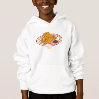 Camiseta Ilustração de desenho animado de frango desidratad