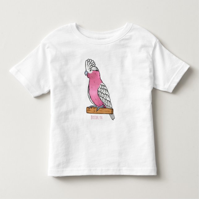 Camiseta Ilustração de desenho animado de galah bird (Frente)