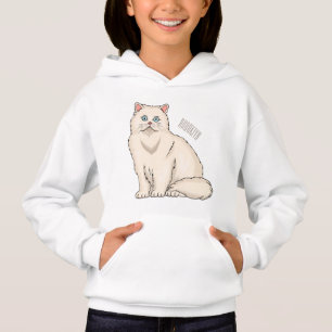 Camiseta Ilustração de desenho animado de gato persa