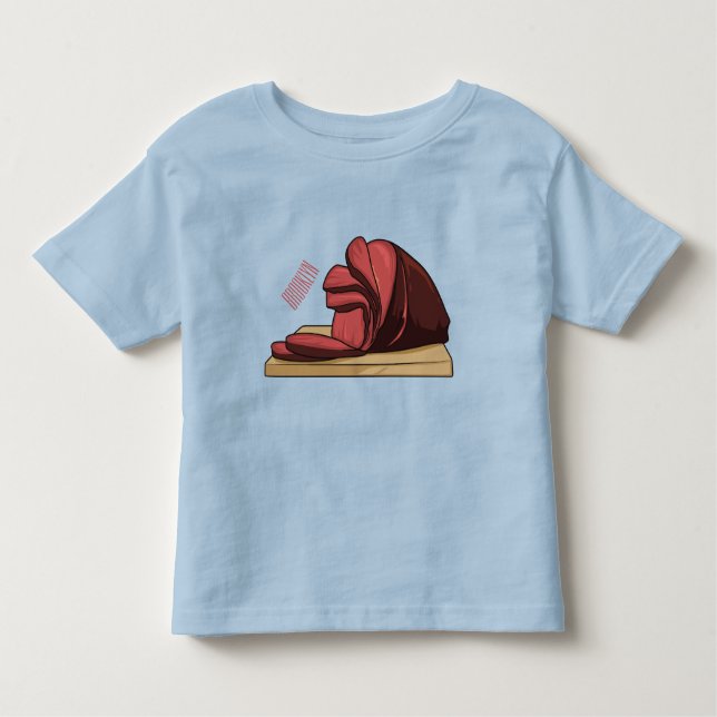 Camiseta Ilustração de desenho animado de Ham (Frente)