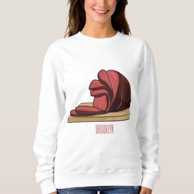 Camiseta Ilustração de desenho animado de Ham (Frente)