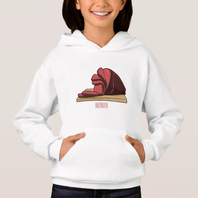 Camiseta Ilustração de desenho animado de Ham (Frente)