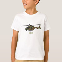 Ilustração de desenho animado de helicóptero do ex