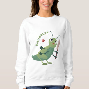 Camiseta Ilustração de desenho animado de insetos de crí