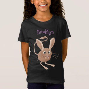 Camiseta Ilustração de desenho animado de jerboa, de orelha