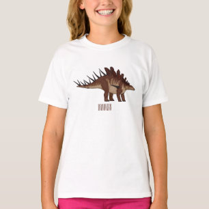 Camiseta Ilustração de desenho animado de Kentrosaurus
