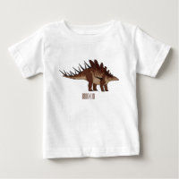 Ilustração de desenho animado de Kentrosaurus