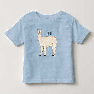 Camiseta Ilustração de desenho animado de Llama