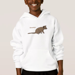 Camiseta Ilustração de desenho animado de luwak luwak
