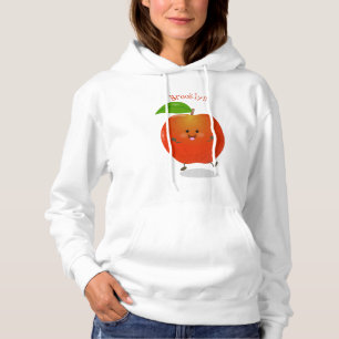 Camiseta Ilustração de desenho animado de maçã dançante