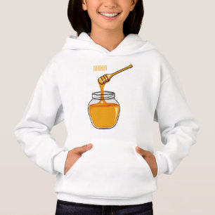 Camiseta Ilustração de desenho animado de mel