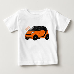 Camiseta Ilustração de desenho animado de microcarro