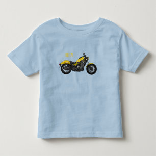Camiseta Ilustração de desenho animado de motociclo cruzado