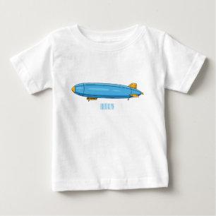 Camiseta Ilustração de desenho animado de nave