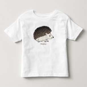 Camiseta Ilustração de desenho animado de ouriço picante