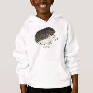 Camiseta Ilustração de desenho animado de ouriço picante
