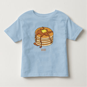 Camiseta Ilustração de desenho animado de Pancake
