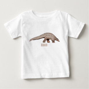 Camiseta Ilustração de desenho animado de Pangolin