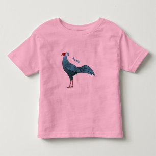 Camiseta Ilustração de desenho animado de pássaro de bombei