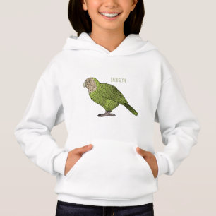 Camiseta Ilustração de desenho animado de pássaro Kakapo