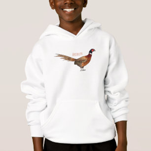 Camiseta Ilustração de desenho animado de pheasant de pesco