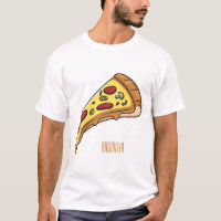 Ilustração de desenho animado de pizza