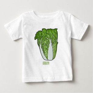 Camiseta Ilustração de desenho animado de repolho chinês