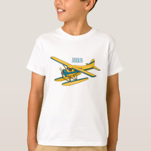 Camiseta Ilustração de desenho animado de Seaplane