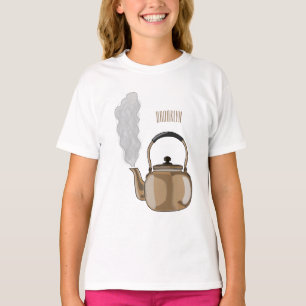 Camiseta Ilustração de desenho animado de Stovetop ou de ch