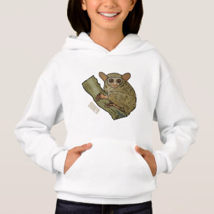 Camiseta Ilustração de desenho animado de Tarsier