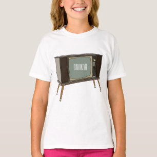 Camiseta Ilustração de desenho animado de televisão