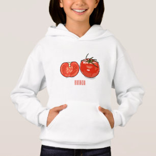 Camiseta Ilustração de desenho animado de tomate