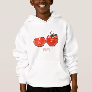 Camiseta Ilustração de desenho animado de tomate