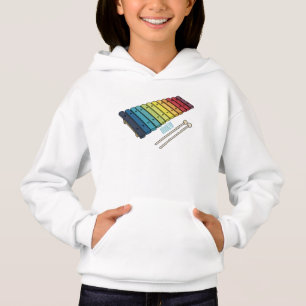 Camiseta Ilustração de desenho animado de xilofone