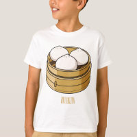Ilustração de desenho animado Dim sum
