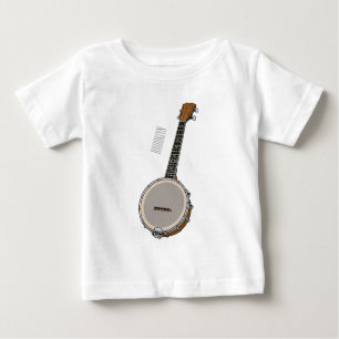 Camiseta Ilustração de desenho animado do Banjo