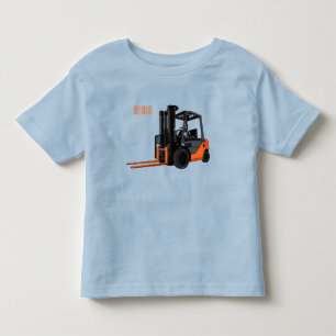 Camiseta Ilustração de desenho animado do empilhador
