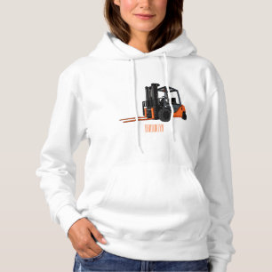 Camiseta Ilustração de desenho animado do empilhador